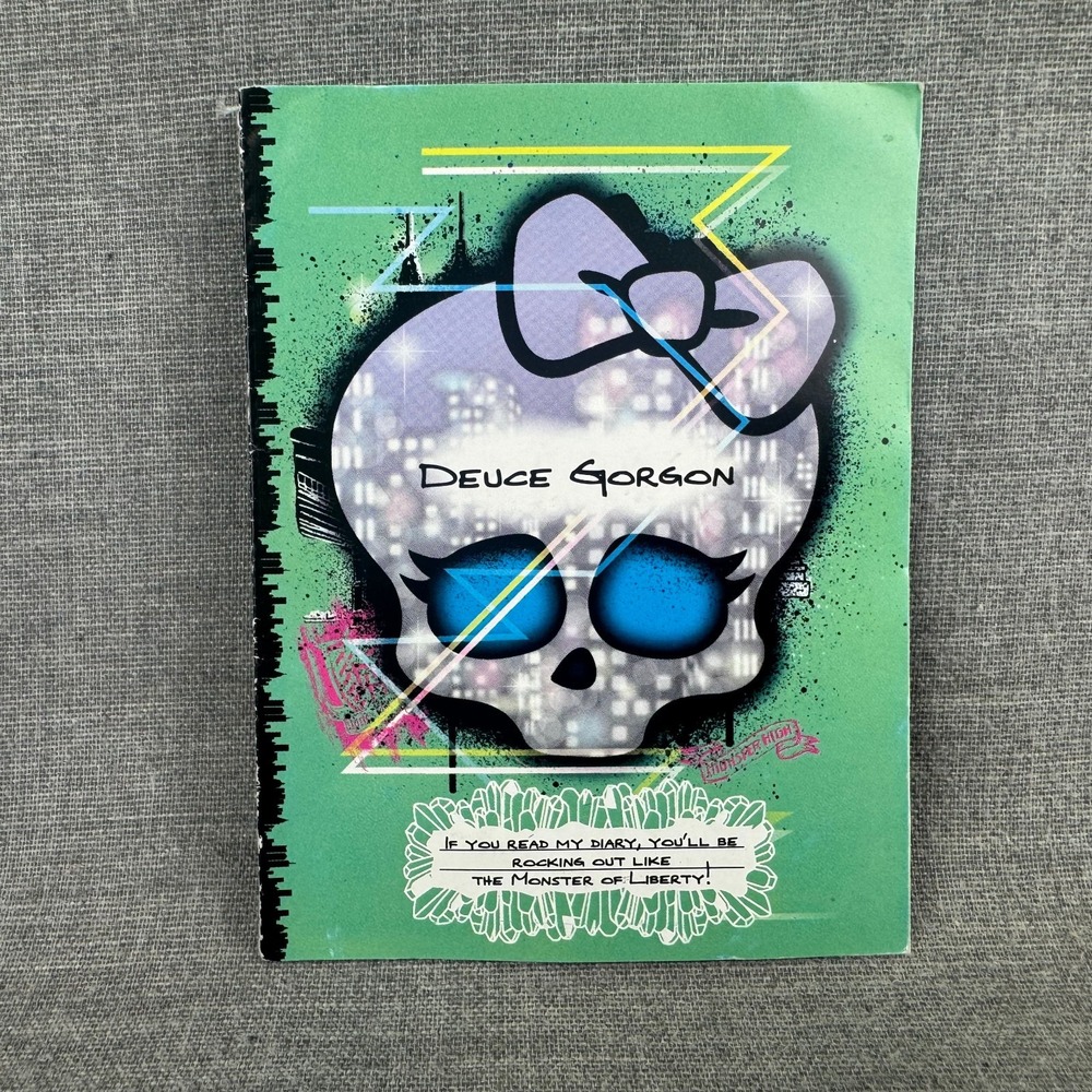 Monster High Deuce Gorgon Boo York Comet Crossed Couple Diary CHW60 2014 Mattel